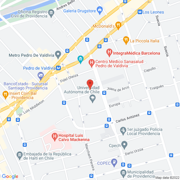 Map of Embajada de Austria