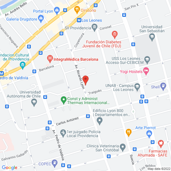 Map of Embajada de Japón