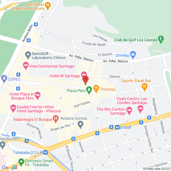 Map of Embajada de Nueva Zelandia