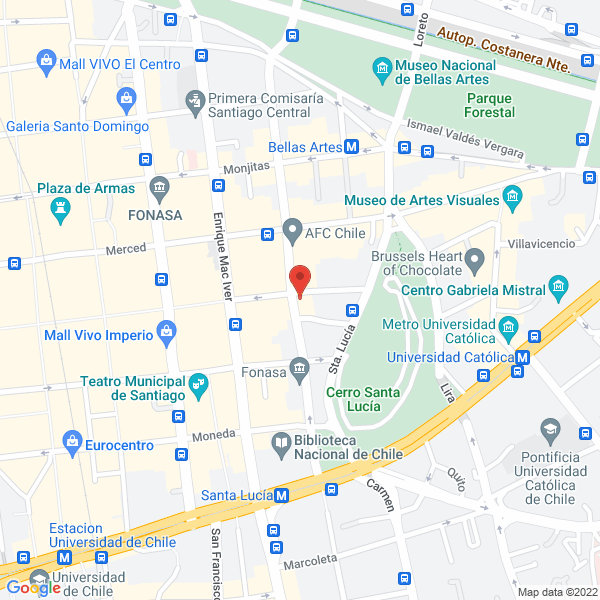 Map of Embajada de Argentina