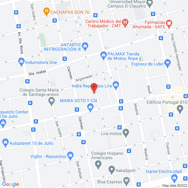 Map of Eterovic