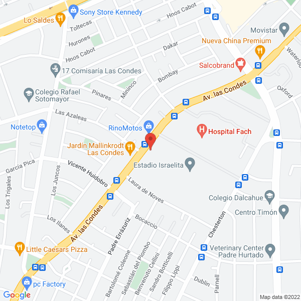 Map of Estadio Israelita S.A.