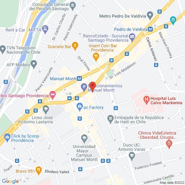 Map of Estudio Transglobo