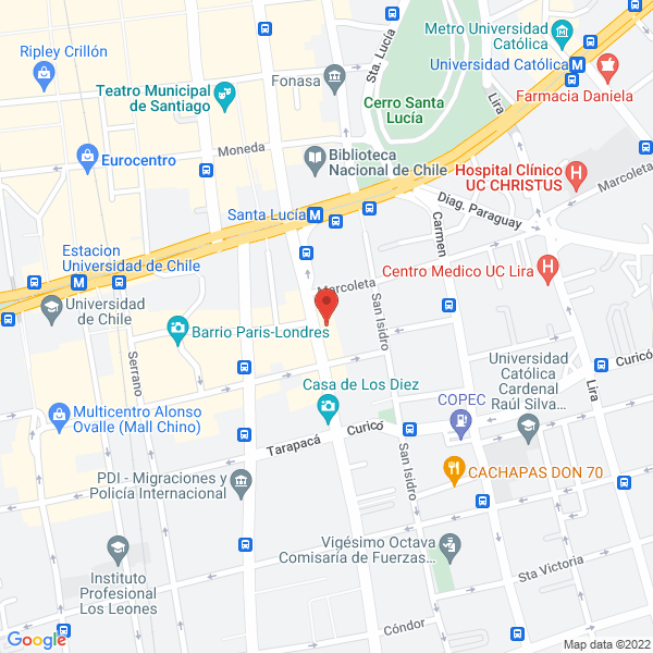 Map of Enersis S.A.