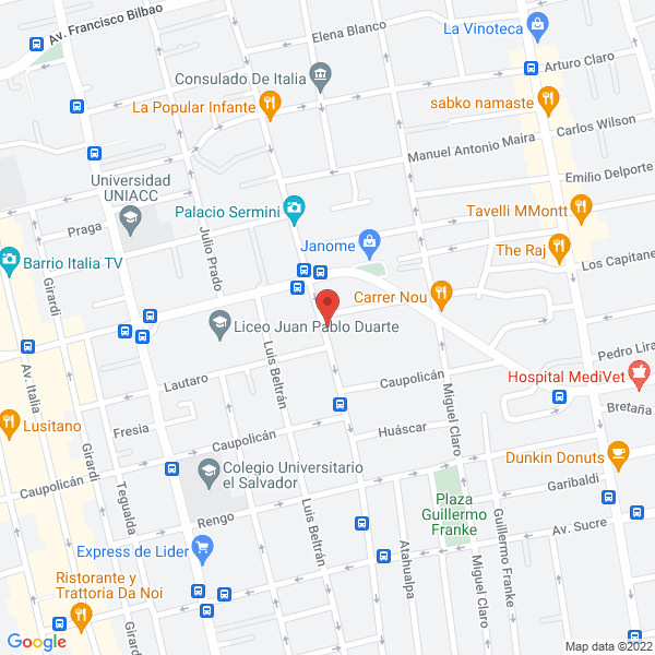 Map of Express Matic Ltda.