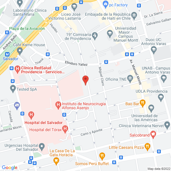 Map of Escuela de Foto Arte de Chile