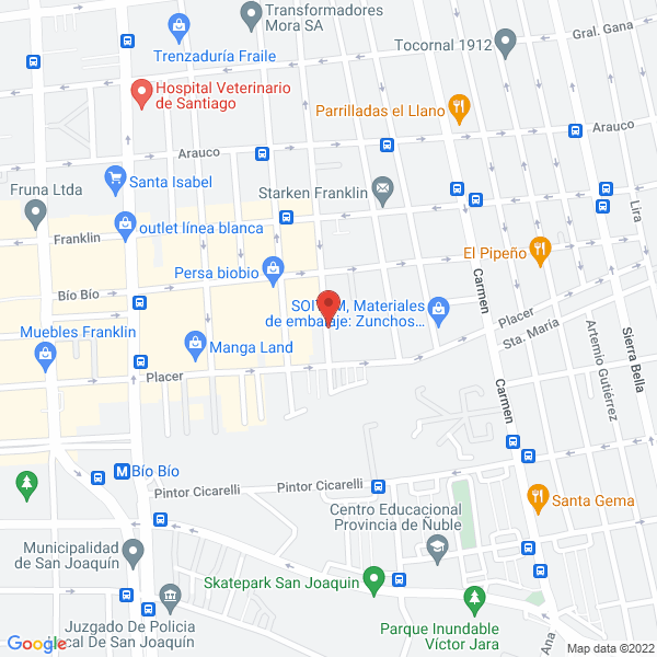Map of Elaboradora de Pastas Manzini