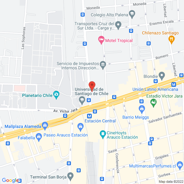 Map of Encintados Paola