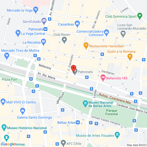 Map of Estudio Francisco Barrenechea Limitada