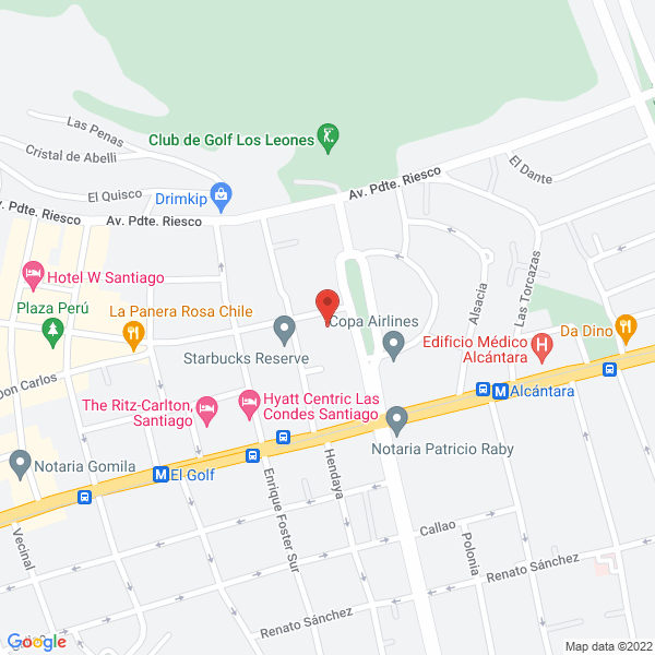 Map of Embajada de Australia