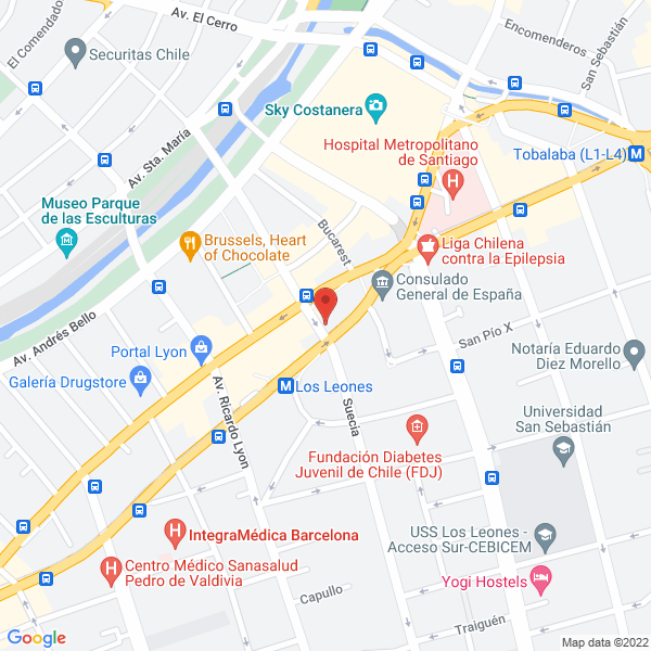 Map of Embajada de Jordania