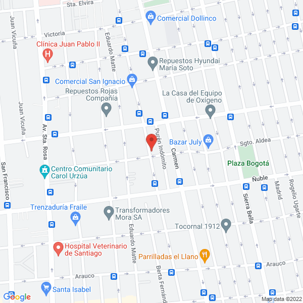 Map of Estampados C.M.R.