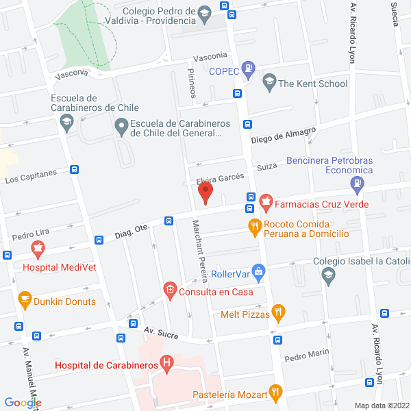 Map of Electrónica Solari