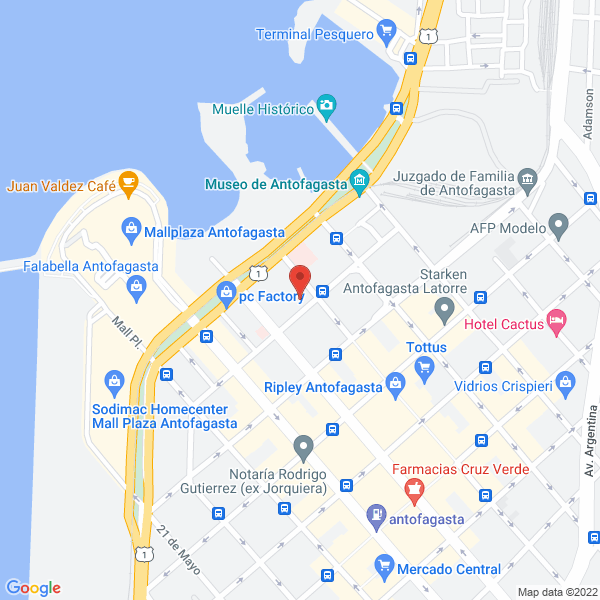 Map of Escuela Nacional de Conductores