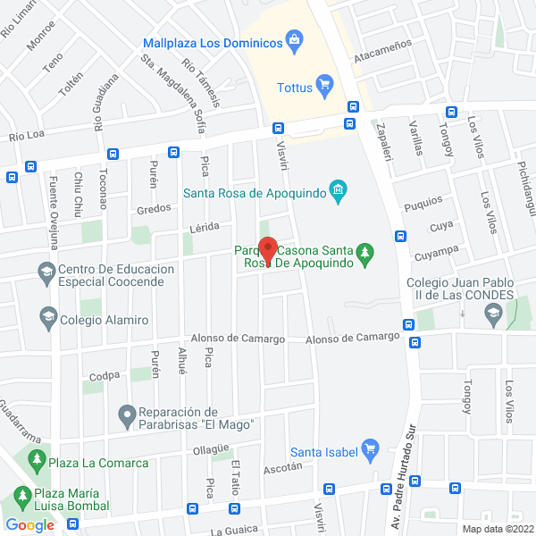 Map of Eventos y Banquetes Leonardo Inostroza