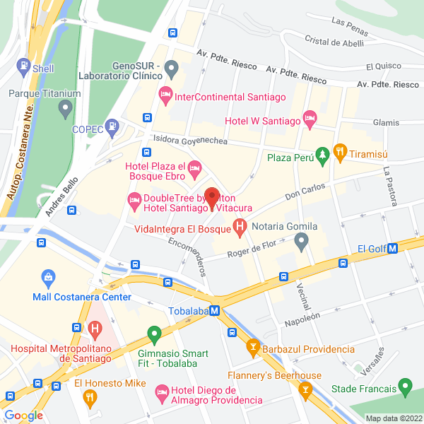 Map of Embajada de Israel