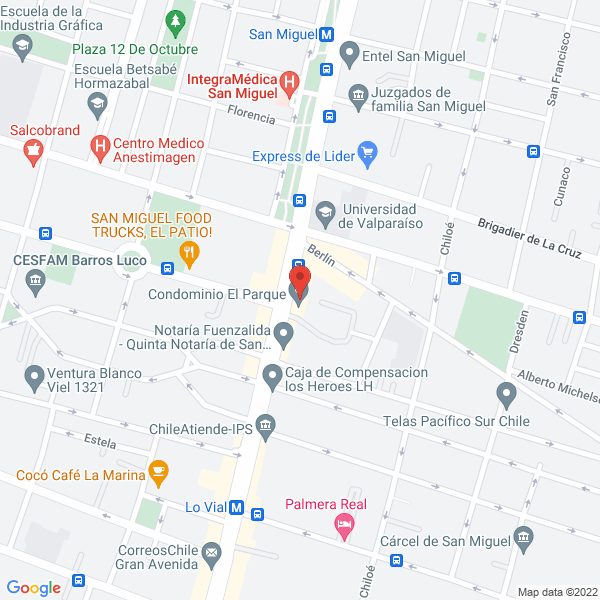 Map of Escuela de Conductores San Martino