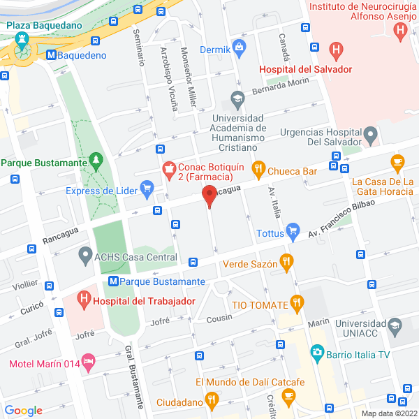 Map of Maitén Montenegro Estudio