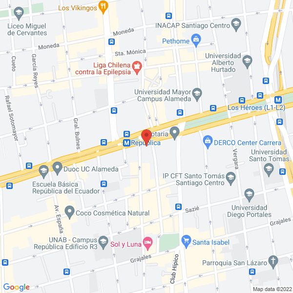 Map of Enac Instituto Profesional