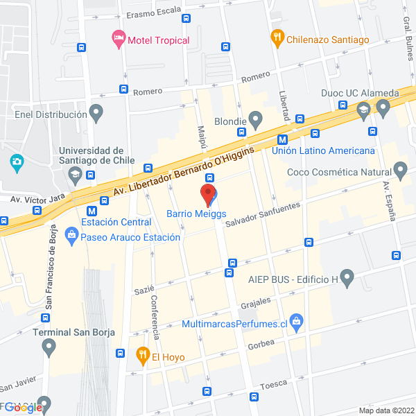 Map of El Marco Pato