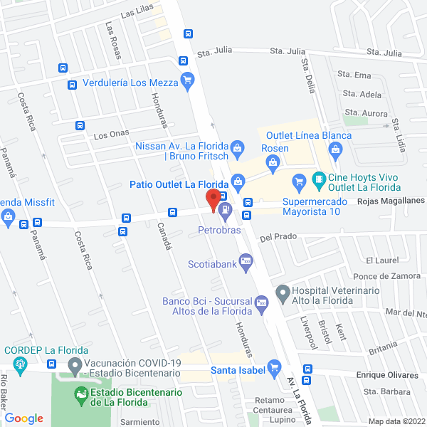 Map of E- Ingeniería