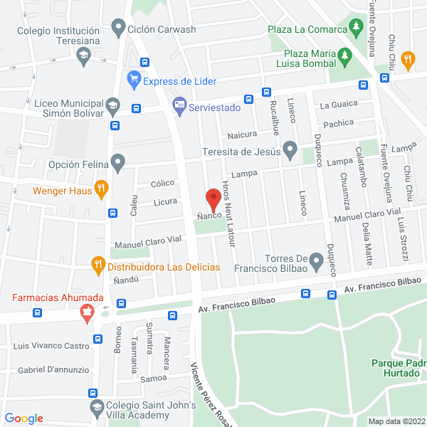 Map of Empastes Fenix