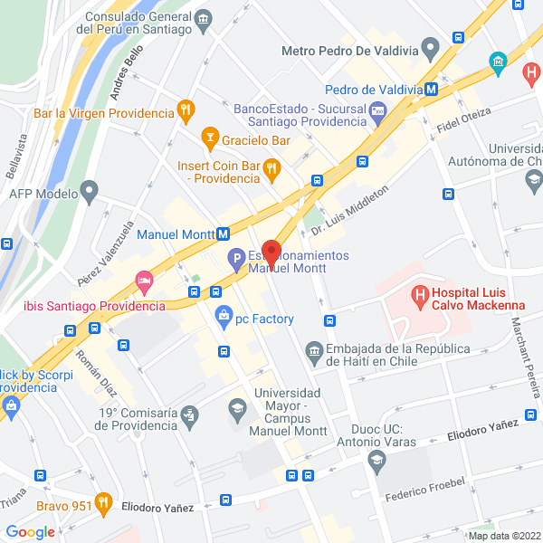 Map of EMR Servicios Empresariales Meneses Riquelme Eduardo