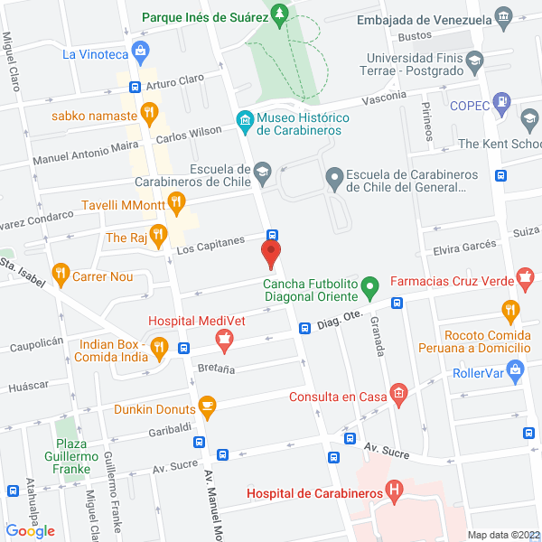 Map of Espiral Chile