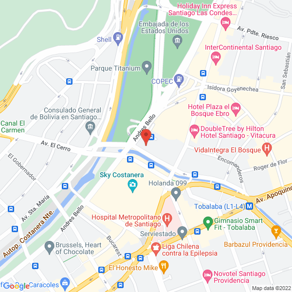 Map of E y T Ingenieria S A