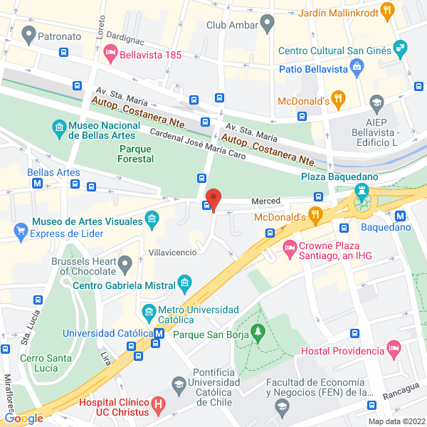 Map of Escuela de Tripulantes de Cabina