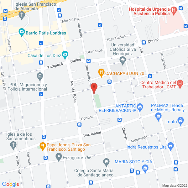 Map of El Rey Camaron