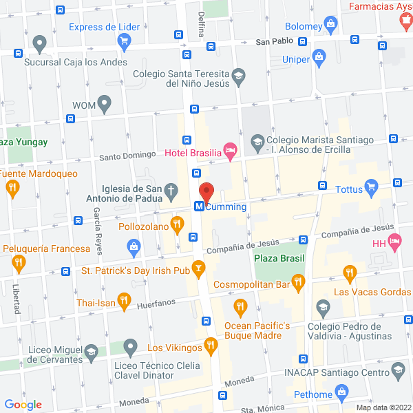 Map of E y G Contadores Auditores