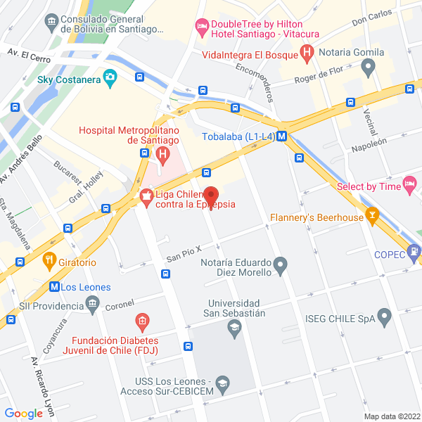 Map of Esinel Ingenieros Limitada
