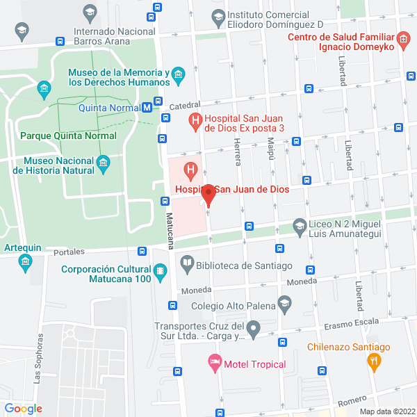 Map of Escuela Especial de Lenguaje Integracion Plena