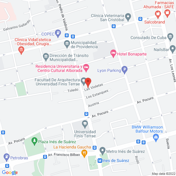 Map of Escuela de Actuación Frente a Cámara Matus Actores