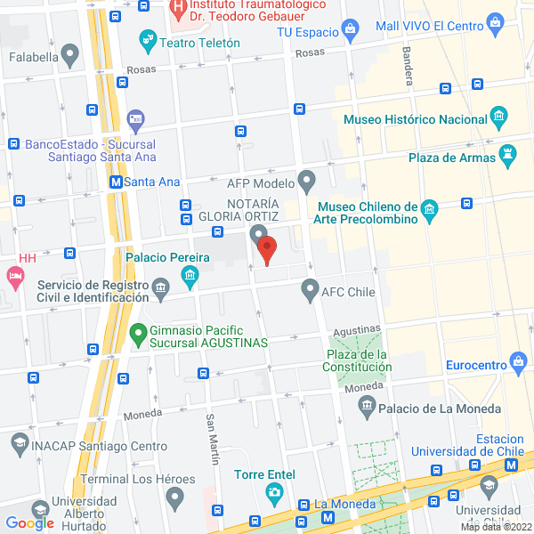 Map of Estudio Jurídico Briones