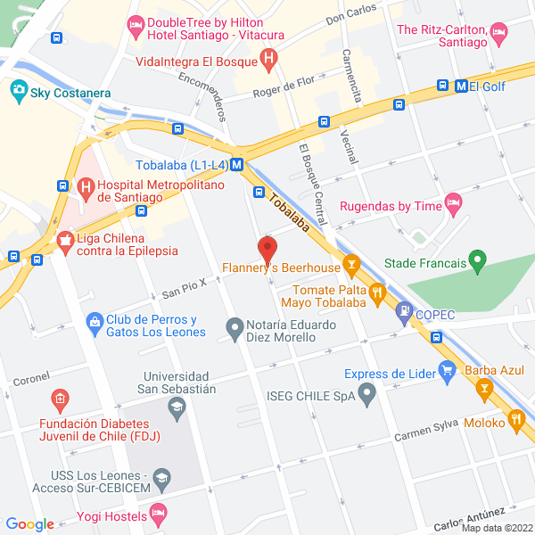 Map of Eólica Cateao SPA