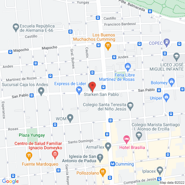 Map of Esencias Paty