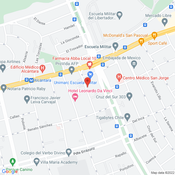 Map of Exportadora Golden Fruits S.A