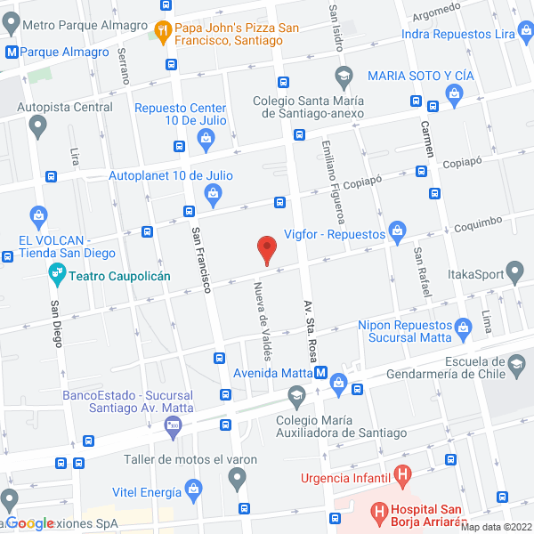Map of Eduardo Jorge Dolz Núñez