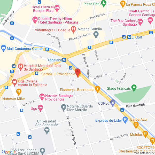 Map of Empresa de Agura Potable Lo Aguirre S.A