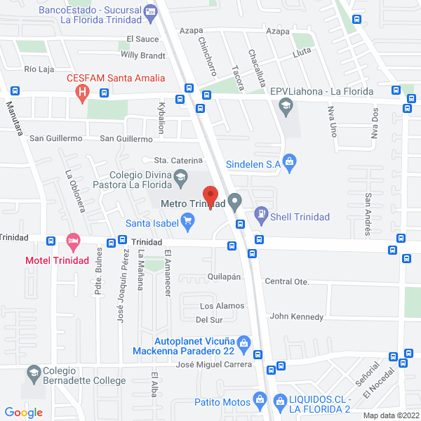 Map of Funeraria Manto de Cristo