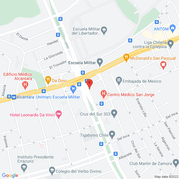Map of Frucentro