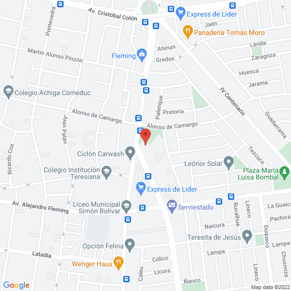 Map of Full - Piscinas