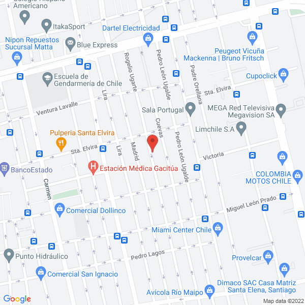 Map of Fuentes y Lizama Ltda.