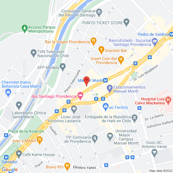 Map of Fuentes Barría, Fernando