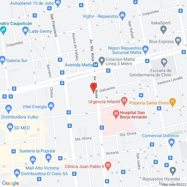 Map of Funeraria Santa Isabel