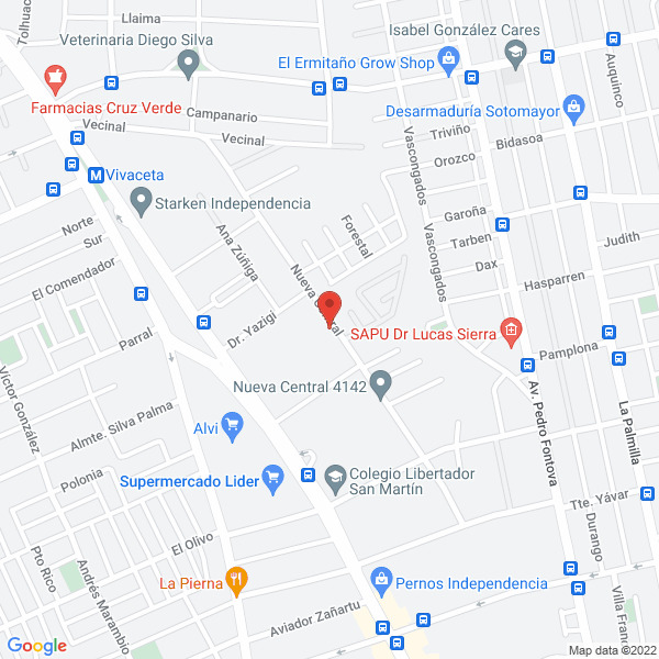 Map of Favi y Cía. Ltda.