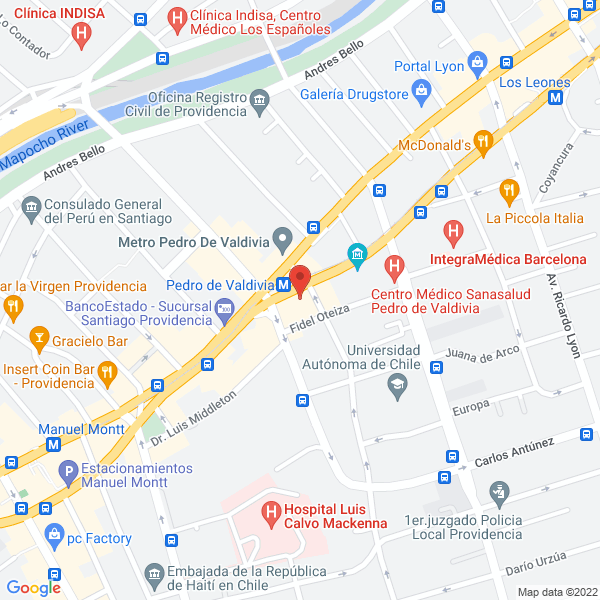 Map of Fagalde María del Pilar