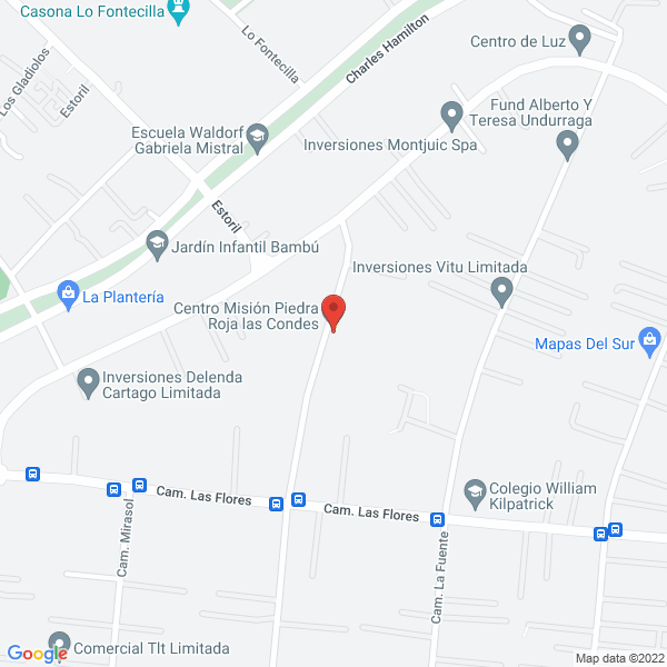 Map of Fundación Familia Unida